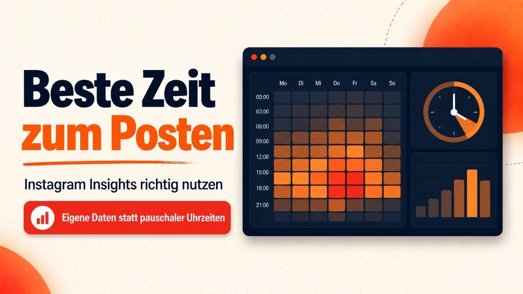 Wochenübersicht zum Testen der besten Instagram-Postingzeit