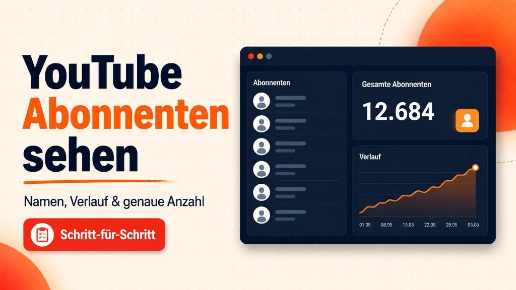 Ratgeber zum Prüfen von Namen, Verlauf und Anzahl der YouTube-Abonnenten