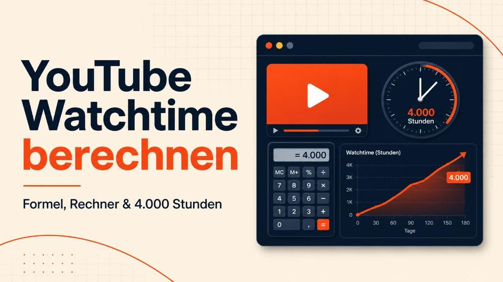 Followerboom-Rechner zum Berechnen der YouTube-Watchtime